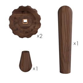 Wood acessories for Elba Gentile